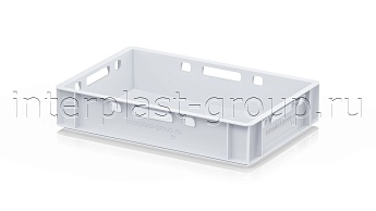 Ящик для мяса и колбасных изделий Е-1 белый в Невинномысске Ящик для мяса и колбасных изделий Е-1 белый в Невинномысске