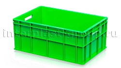 Ящик пластиковый для молока, мяса, овощей и фруктов светло-зеленый