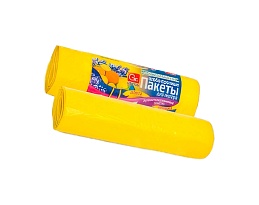 Мешки для мусора 35 л, ароматизированные, Лимон, желтые, в рулоне 10 шт., ПНД, 12 мкм, 560х530 мм, GRIFON Aroma, 101-080 Li в Невинномысске