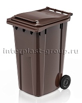 Контейнер для мусора 240 л коричневый облегченный 240 зеленый в Невинномысске