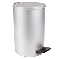 Ведро для мусора с педалью, усиленное, Титан, 10 л, серое, оцинкованная сталь в Невинномысске Ведро для мусора с педалью, усиленное, Титан, 10 л, серое, оцинкованная сталь в Невинномысске
