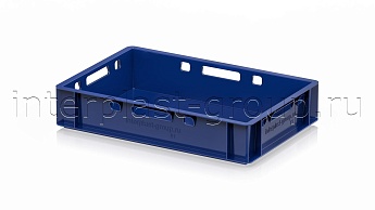 Ящик для мяса и колбасных изделий Е-1 темно-синий в Невинномысске