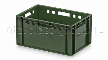 Ящик для мяса и колбасных изделий Е-3 зеленый в Невинномысске Ящик для мяса и колбасных изделий Е-3 зеленый в Невинномысске
