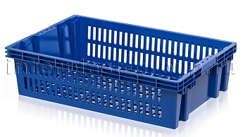 Ящик для овощей, фруктов и хлеба Евролоток синий в Невинномысске Ящик для овощей, фруктов и хлеба Евролоток синий в Невинномысске