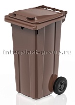Мусорный контейнер 120 л коричневый 120 коричневый в Невинномысске