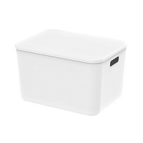 Ящик пластиковый вкладываемый белый 410х305х245 мм в Невинномысске