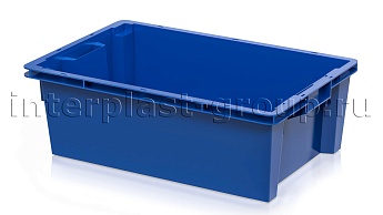 Ящик универсальный для овощей, фруктов и хлеба сплошной синий в Невинномысске