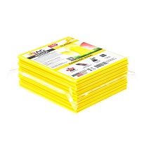 Мешки для мусора 160 л, желтые, в пачке 10 шт., ПВД, 40 мкм, 900х1100 мм, i-Bag в Невинномысске