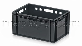 Ящик для мяса и колбасных изделий Е-3 темно-серый в Невинномысске