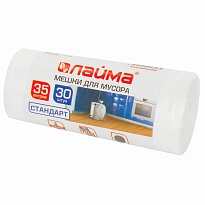 Мешки для мусора 35 л, белые, в рулоне 30 шт., ПНД, 6 мкм, 550х480 мм, LAIMA, 605538 в Невинномысске Мешки для мусора 35 л, белые, в рулоне 30 шт., ПНД, 6 мкм, 550х480 мм, LAIMA, 605538 в Невинномысске